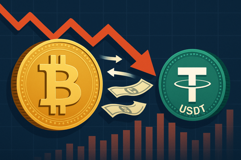 테더 전송량 급증