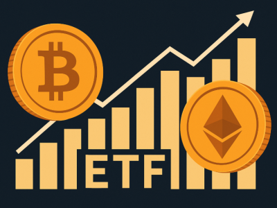 기관 자금의 귀환: 비트코인·이더리움 현물 ETF에 4.6억달러 순유입