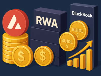 아발란체 RWA 규모 1.3조 원 돌파…블랙록 BUIDL 효과로 토큰화 시장 ‘빅3’ 진입