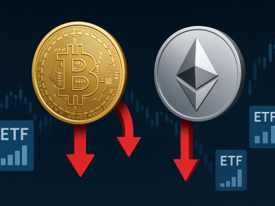 비트코인·이더리움 ETF, 사흘째 자금 유출…블랙록 중심 매도 압력 이어진다