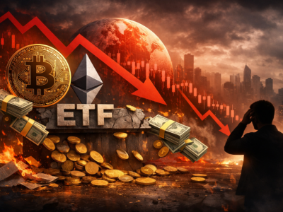 비트코인·이더리움 ETF에서 대규모 자금 유출, 투자 심리 급격히 위축