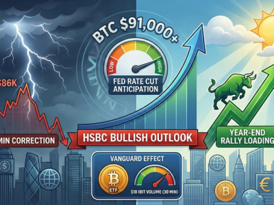 비트코인 11월 조정, ‘숨 고르기’였나… HSBC·뱅가드가 띄운 12월 랠리 기대