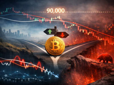 비트코인, 9만달러 부근에서 ‘방향성 실종’…온체인 트렌드 펄스가 가리키는 약세 신호