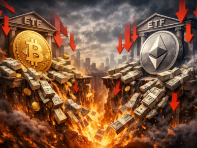 비트코인·이더리움 현물 ETF, 동반 ‘대규모 자금 이탈’…하루 새 5억8000만달러 순유출