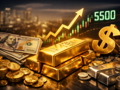국제 금값, 달러 약세와 ‘안전자산 이동’ 겹치며 온스당 5500달러 상회…사상 최고권 유지