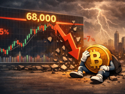 비트코인 6.8만 달러 저항에 '털썩'... 차트가 가리키는 다음 목적지는 '5.6만 달러'?