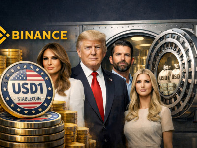 바이낸스, 트럼프 일가 스테이블코인 ‘USD1’ 핵심 보관처로 부상