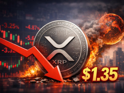 XRP, CPI 경계감에 1.35달러로 밀려…비트코인 약세와 동조화