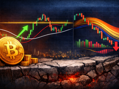 비트코인 8만2000달러 재탈환 ‘분수령’…중기 방향은 주봉 EMA 리본이 말해준다