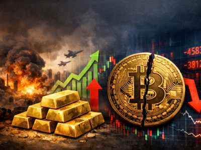 중동 충격에 안전자산 급등…금 4%↑, 비트코인 6%↓