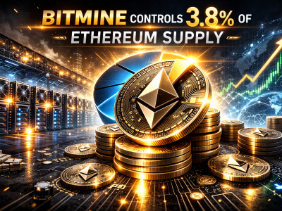 이더리움 유통량 3.8% 장악, 비트마인의 공격적 포지셔닝