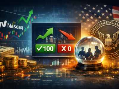 나스닥, ‘결과로 결제되는 지수 옵션’ 제도권 추진…예측시장 방식, SEC 틀 안으로 들어오나